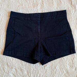 J Crew Chino Shorts in navy size 6